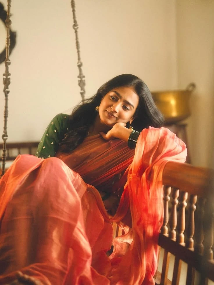 Woman in ethnic wear